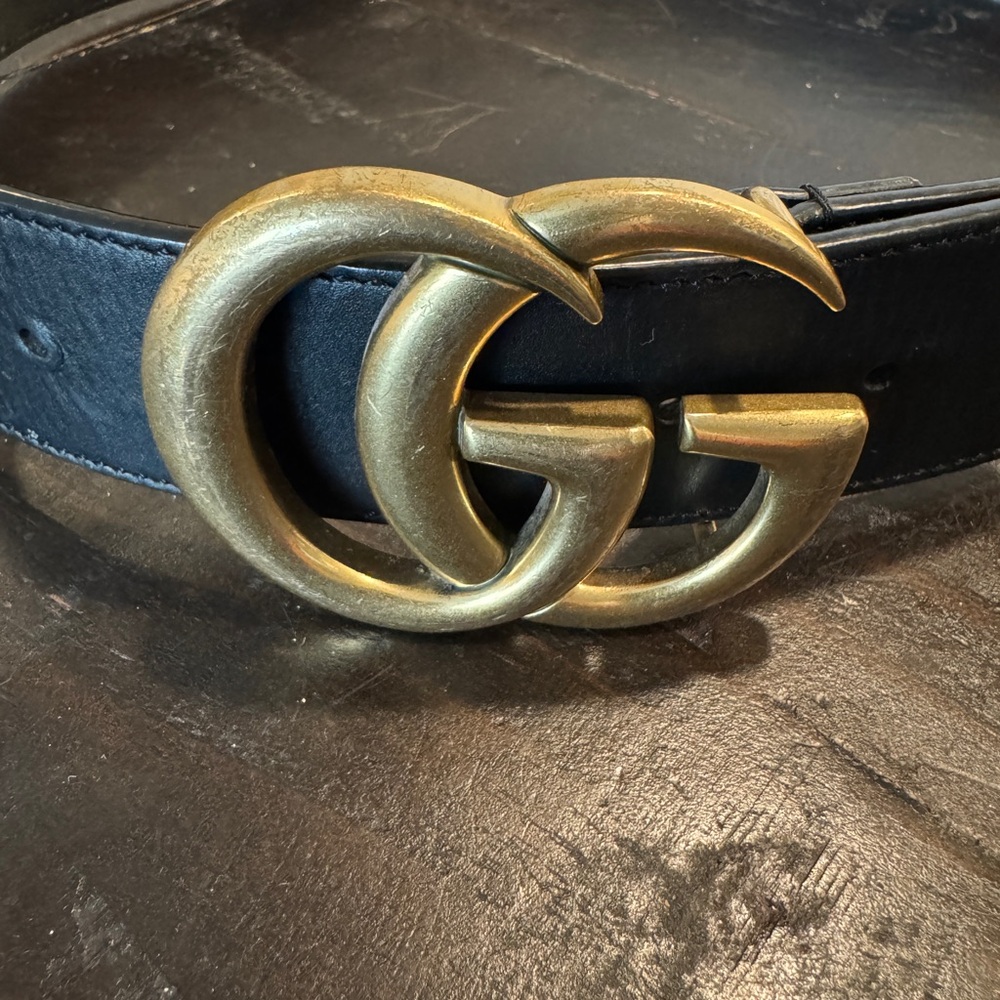 Gucci Marmont wide belt black - 65